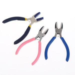 1피스 플랫 노즈 플라이어 더블 나일론 죠 쥬얼리 와이어 스트레이트너 공예 및 DIY 도구 키트 (보석 제작