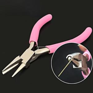 미니 소형 5인치 전문가용 둥근 오목형 펜치  보석 제작용 정밀 와이어 루프 도구  DIY 수공예 도구에 이상