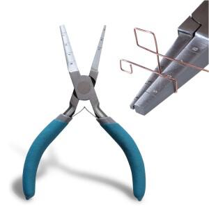 2-8MM 직경의 사각형 모양을 만들기위한 비늘이있는 코 와인딩 플라이어 공예 보석 와이어 루핑