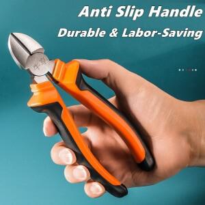 3Types Large Opening Stripping Pliers 8/6-Inch Wire Pliers Pointed Nose Pliers Diagonal Pliers House