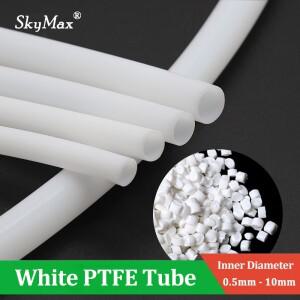 1- 10m 흰색 PTFE 튜브 직경 1/2/2.5/3/4/5/6/7/8/10mm 3D 프린터 연결용 고온 절연 압출기 J-헤드 경질 파