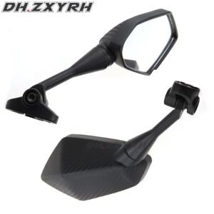 DAYTONA 675 R Benelli 302R 252R Bajaj Pulsar 200 NS/200 RS 미러 바이크 오토바이 스쿠터 백미러, 카본