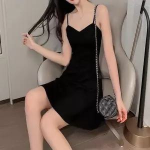 여름원피스 뷔스티에 여성 끈 치마 여름 민소매원피스 원피스 나시 봄 미니