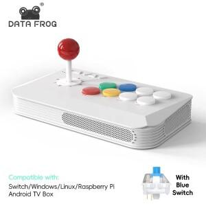 DATA FROG Y5A 아케이드 스틱 (스위치 2 및 윈도우 PC용)  2.4G 수신기가 있는 무선 파이트