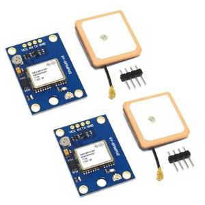 AED7-2피스 GY-NEO-6MV2 GPS 모듈 비행 제어 모듈(비행 EEPROM MWC APM2.5 안테나 포함)
