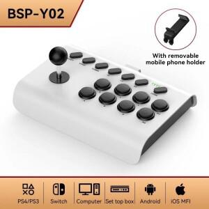 플스호환/플스호환 용 스위치 BSP-Y02 아케이드 게임 로커 TV PC Bluetooth 무선 유선 컨트롤러 IOS Androi