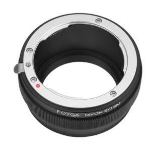 canon호환 EOSM EF-M M M2 M3 카메라용 Fotga 어댑터-NIKON호환 F AI 마운트 렌즈