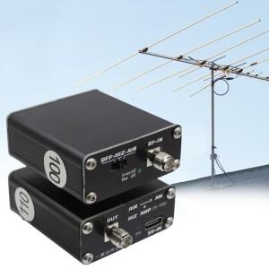 118MHz 항공 대역 AIR 주파수 변환기 - 단파 HF + SDR 라디오용 고저항 증폭기