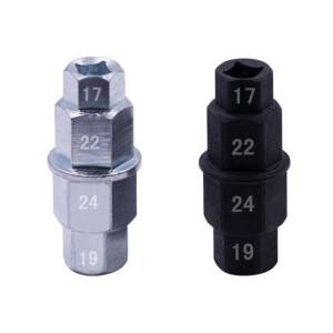 스핀들 Allens 키 소켓 바이크 오토바이 프론트 액슬 17 19 22 24mm 제거 도구 Dropship