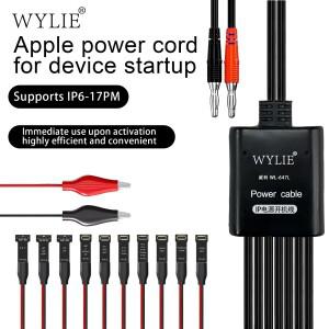 WYLIE WL-647L 부트 파워 케이블 아이폰호환 6-17 프로 맥스 폰 수리 도구  커넥터 배터리 불필요  코드