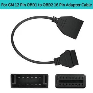 GM호환 12핀 OBD1-16핀 OBD2 어댑터 케이블  진단 스캐너 커넥터 변환 차량용)  고장 코드 리더