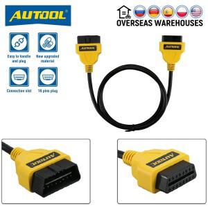 AUTOOL OBD2 연장 케이블 obd 어댑터 출시 IDIAG Easydiag Pro V + GOLO Mdiag ELM327 AL519 용 Obdii 커넥