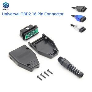 DIY 범용 OBDII 16핀 OBD2 연장 케이블 2 J1962 자동차 진단 도구 커넥터 액세서리