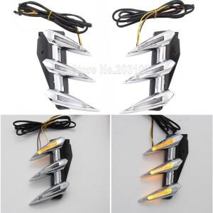 크롬 바이크 오토바이 브레이크 로터 커버/honda호환 Goldwing GL1800 2001-2011 2008 왼쪽 및 오른쪽 용 L