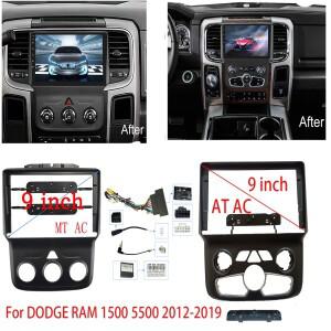 dodge호환 RAM 1500 2012 카 라디오 스테레오 GPS MP5 안드로이드 플레이어 헤드 유닛  2 Din Fascia 패널