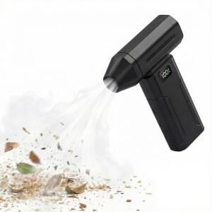 압축 공기 먼지 제거기 5단 속도 조절 휴대용 송풍기 전기 건조기 6000mAh 자동차 컴퓨터 가정 사무실 청소