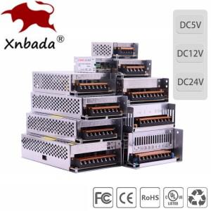 AC110V 220V DC 5V 12V 24V 조명 변압기 드라이버 어댑터 1A 2A 3A 5A 40A 60A LED 스트립 전원