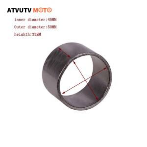 45x50x33mm 머플러 배기 바이크 오토바이 파이프 흑연 가스켓 씰 링 소음기 커넥터 모토스 먼지 구덩이 자