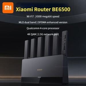 샤오미호환 라우터 BE6500 Wi-Fi 7 4 코어 2.5G 이더넷 포트 lOT 스마트 연결 메쉬 네트워킹 MLO 듀얼 밴드