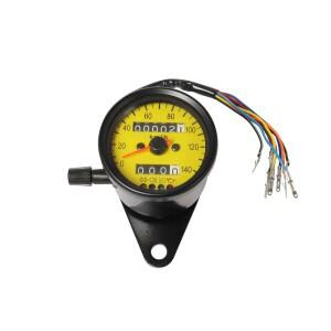 12V 바이크 오토바이 속도계 모토 볼트미터 연료 타코미터 LED 신호등 범용 백라이트 인디케이터 오도미터
