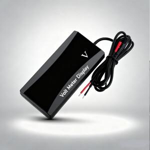 자동차 바이크 오토바이 디지털 볼트 미터 12V LED 패널 게이지 멀티 컬러 레드 옐로우 블루 그린