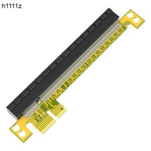 PCIE X1-X16 라이저 카드 Express 1X-16X 슬롯 확장 어댑터 변환기 보드 커넥터 그래픽 용 남성-여성