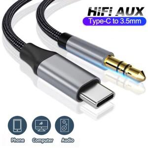 C타입 ~ 3.5mm 헤드폰 어댑터 iphone 호환 용 Aux 오디오 케이블 샤오미호환 HUAWEI호환 자동차 스피커 이