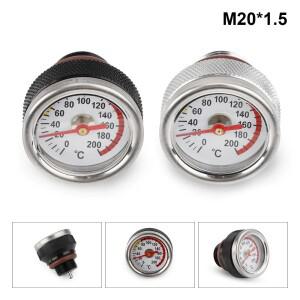 M30x1.5 바이크 오토바이 엔진 오일 온도 게이지 (87-98년식 가와사키호환 650용) 연료 캡 탱크