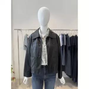 한정수량 올리브데올리브 아웃포켓 카라넥 인조가죽 점퍼 YY6SJD06 2824749
