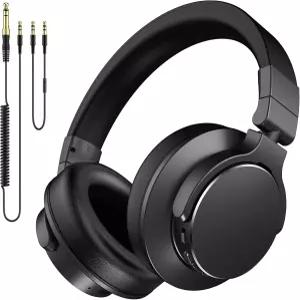무선 이어폰 DJ·믹싱·녹음을 위한 1/4 ~3.5mm 잭 드라이버 100시간 재생 가능 블루투스 5.4 하이파이