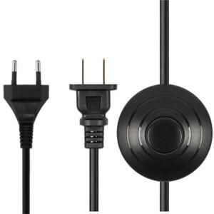1PC 전원 코드 1.8미터 연장 코드(풋 스위치 포함) AC 미국 표준 2심 플로어 램프/데스크 램프용 맞춤 제작