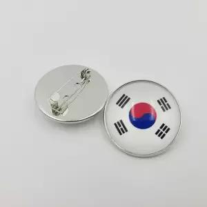 태극기 국기 브로치 해외여행 가방 뱃지