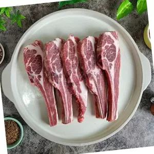 호주산 어린양 숄더랙 바베큐 1.5cm 1kg 밀키트
