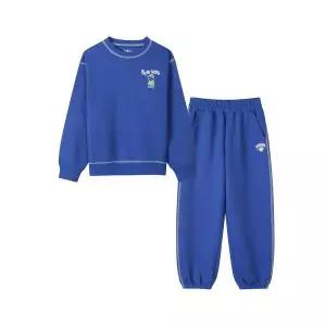 [NBA KIDS][AK평택점] [NBA키즈] 키즈 닉스 구공이 맨투맨세트 BLUE K263ST010P