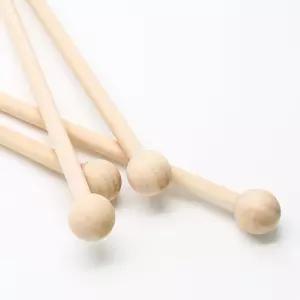 비앙도 4개 세트 22cm/8.7인치 나무 말렛 타악기 스틱 실로폰 글로켄슈필 실로폰·글로켄슈필·차임용 블록