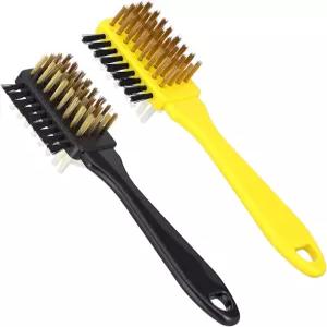 2개 세트 볼링화 브러시 3-in-1 중장비용 세척 스포츠 베이직 액세서리 키트 부츠 세척용 폴리시 밑창용