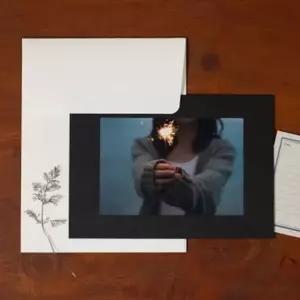 종이액자 4x6 BLACK 10장