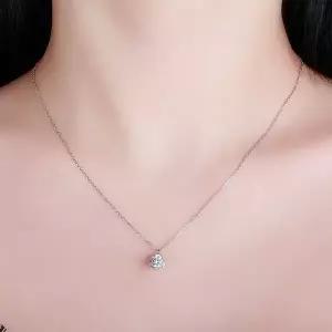 [샤밍주얼리]5부 다이아 목걸이 천연 GIA 프로포즈 노블 14K 18k 여자 결혼 기념일 선물