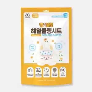 맘앤블랑 해열 쿨링 시트 유아 열 패치 냉각시트18매입