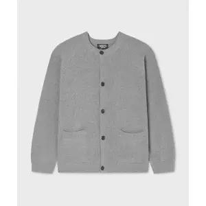 WHO.A.U R-neck ribbed knit Cardigan (U) / WHCKG1295U 123676