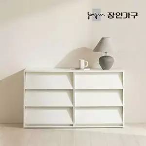 [장인가구](무료) 바담 E0 속깊은 3단 와이드 서랍장 1200