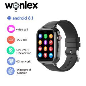 Wonlex 4G 어린이 스마트 시계 GPS W F 영상 통화 분실 방지 추적기 심박수 모니터링 800mAh 배터리 KT34 어린이 스마트 시계
