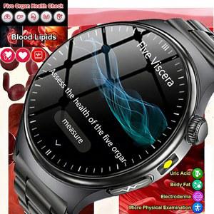 2026년 신형 정확한 진단 ECG 스마트워치 체지방 혈중산소 혈압 건강 스포츠 HD AMOLED 스크린 통화 기능 스마트워치 남녀공용
