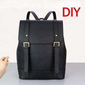 가죽 공예 소 가죽 남성 세트 백팩 키트 만들기 diy
