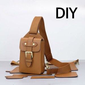 남자 소가죽 diy 가죽 공예 키트 만들기 가방