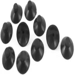 uxcell Aquarium Suction Cup 0 Pieces Black Plastic Diameter 08 inches 2 cm 관상어 사육 기구 전용