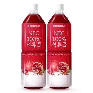 참앤들황토농원 NFC 착즙원액 100% 석류즙 1L, 2개