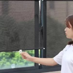 창문 그림자 블라인드 간편 설치기 선블럭 햇빛가리개 차량용커텐 차커튼 롤스크린 07FB1