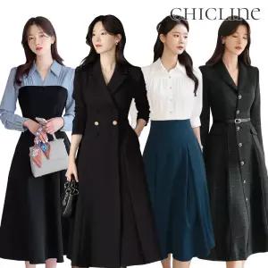 [봄신상]빅사이즈추가/정장원피스/쉬폰/오피스/하객룩/결혼식/원피스/빅사이즈원피스/쉬폰원피스/돌잔치