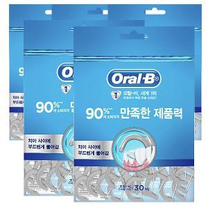 오랄비 C자형 치실 30개입 X 5개